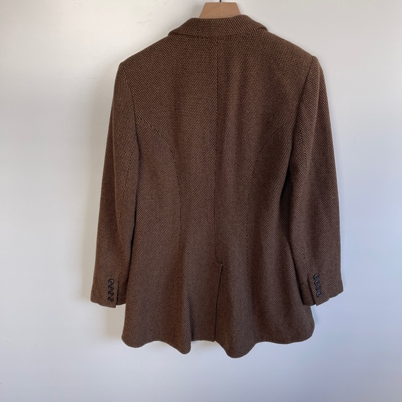 Lauren Ralph Lauren Wool One Button Blazer Coat Size 8 - Picture 4 of 7